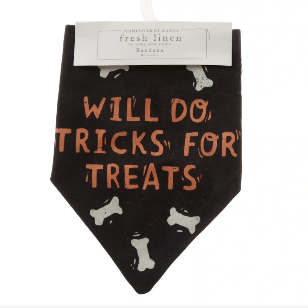 Primitives Pet Accessories Reversible Large Dog Slip Collar Halloween Bandana